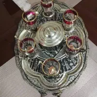 سرویس چای خوری سیاه قلم