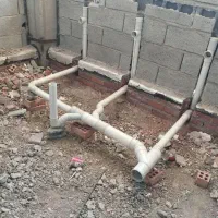 لوله کشی ساختمان ونصب کابینت آماده (3متری)