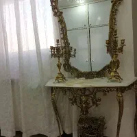 اینه میز کنسول شمعدان سطل وجاددستمال کاغذی