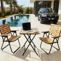 میز صندلی تاشو دو نفره و چهار نفره|میز و صندلی غذاخوری|قوچان, |دیوار