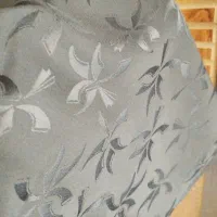 یک قواره چادر مشکی طرح دار
