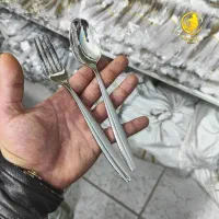 قا‌شق‌‌ چنگا‌‌ل‌ کفگیر‌‌ ملا‌قه‌ استیل‌‌ در‌جه‌ 1|ظروف سرو و پذیرایی|بندر کنگان, |دیوار