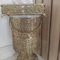 جا دستمال کاغذی و سطل برنز|کلکسیون اشیاء عتیقه|کرمانشاه, |دیوار