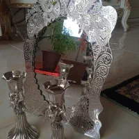 ایینه شمعدان در حد نو