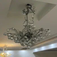 2 عدد لوستر کریستال|لوستر و چراغ آویز|تهران, امانیه|دیوار