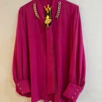 شومیز سرخابی فری سایز