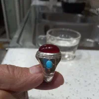انگشتر نقره عقیق سرخ یمن استاد ری احمد یک|جواهرات|اسلام‌شهر, زرافشان|دیوار