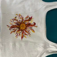 نقاشی روی لباس