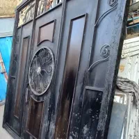 درب حیاط ماشین رو۵عدد پنجره چرخ چاه ونردبان