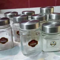 شیشه های جای حبوبات