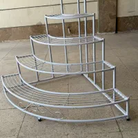 استند فلزی گلدان در حد نو
