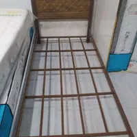 تخت فلزی چوبی تشک اقساط ۳ماه|تخت و سرویس خواب|قم, آزادگان|دیوار