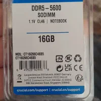 رم لپ‌تاپ DDR5 5600 ظرفیت 16GB در حد نو|قطعات و لوازم جانبی رایانه|مریوان, |دیوار