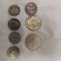 تعدادی سکه سنت و جمهوری