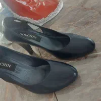 کفش چرم رویه و زیره چرم هستش