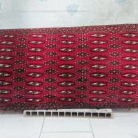 پشتی دست بافت ترکمن بافت ریز