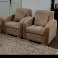 نیم ست 4 نفره مبل اسپرت راحتی پارچه ترک نو|مبلمان خانگی و میز عسلی|رشت, لاکانی|دیوار