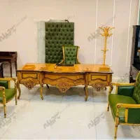 مبلمان اداری ونوس میزمدیریت کلاسیک صندلی کتابخونه