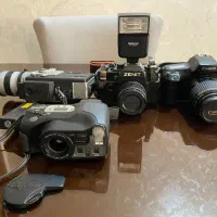 ۴ عدد دوربین عکاسی و فیلمبرداری آنتیک یکجا