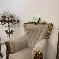 مبل پارچه مخمل+تاب ریلکسی|مبلمان خانگی و میز عسلی|پاکدشت, پاکدشت (مامازند)|دیوار