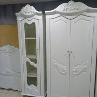 5 عدد سرویس کمد با تخت میز آرایش تحریر قیمت پایین