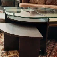 مبلمان  راحتی ۷نفره همراه با میز وسط و ۴میزعسلی|مبلمان خانگی و میز عسلی|بروجرد, |دیوار