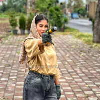 موتور میخکوب باروتی رویز دریل بتن کن شمشاد زن زرد