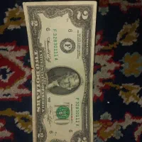 یک عدد دو دلاری قدیمی ۵۰ ساله
