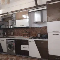 کابینت های گلاس به همراه گاز و هود