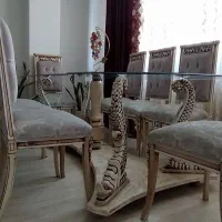 مبل استیل ،غذاخوری 8نفره|میز و صندلی غذاخوری|شهریار, شهریار|دیوار