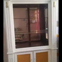 سلام بوفه بزگ  ومحکم تمام پشت اینه پاینشم کمد