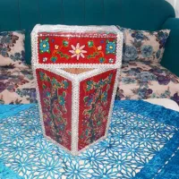 ست سطل وجلددستمال پته