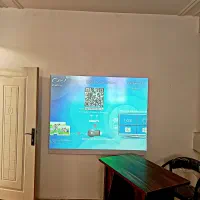 پخش ویدئو پروژکتور قسطی بدون نیاز به پرده نمایش|تلویزیون و پروژکتور|قم, پردیسان|دیوار