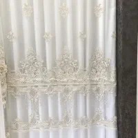 پرده فلت با آستر دوخته شده