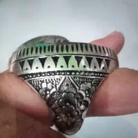 انگشتر نقره فیروزه نیشابور کلکسیونی