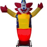 عروسک هوا رقصان بادی مدل دلقک ارتفاع 2.30 متر