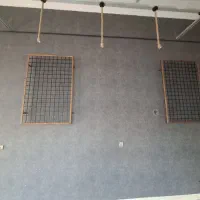 فروش .مبل چرم چستر.لوستر چوبی .دکور دیواری|لوستر و چراغ آویز|یزد, |دیوار