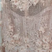 لباس مجلسی کار دست مزون دوزی شده