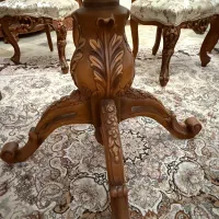 مبل استیل سلطنتی با ناهار خوری صفحه شیشه ای|مبلمان خانگی و میز عسلی|تهران, استقلال|دیوار