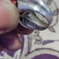 انگشتر نقره عقیق قرمز دست ساز مهر دار|کلکسیون اشیاء عتیقه|محمدشهر, محمدشهر|دیوار