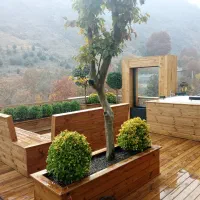 طراحی و اجرای ویلا،روف گاردن،محوطه،نصب ترموود