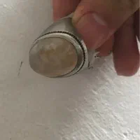 کلکسیونی انگشتر نقره سنگ عقیق‌شجر