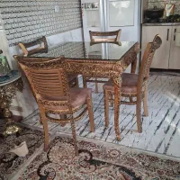 میز و صندلی غذا خوری سلطنتی هندی