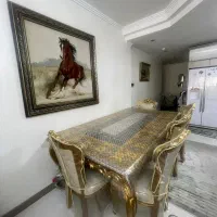 نهارخوری ۸نفره  ورق طلا