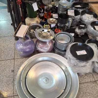 ساج آهنی ضد زنگ و ساج چدنی چند سایز|اجاق گاز و لوازم برقی پختوپز|تبریز, |دیوار