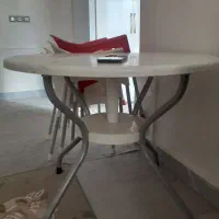 بشتاب بسوی ارزانی دو دست میز وصندلی نو وشیک حراج