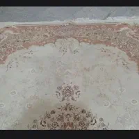 فرش 9متری ماشینی زمینه کرم
