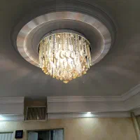 لوستر کریستال ریموت دار در حد نو