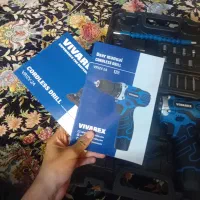 دریل و پیچ‌گوشتی شارژی برند ویوارکس دو باتری|ابزارآلات|تهران, استخر|دیوار