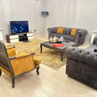 مبل ۸ نفره چستر/فرانسوی پشت حصیری